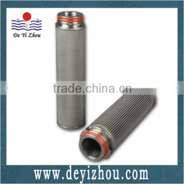 stainless steel pleated filter element