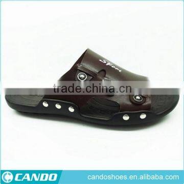 black and white soft sole slippers men