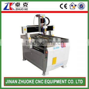 Small Desktop CNC Wood Router 6090 With 4th Axis ZK-6090-3.2Kw