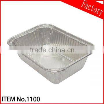 good quality factory direct Recyclable aluminum foil airline lunch box in guangzhou