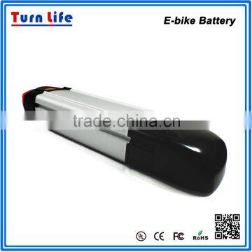 36V 10Ah E-bike electric bicycle Li-ion battery flat Al case with BMS & charger