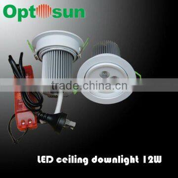 Hot sale 12w led ceiling downlight