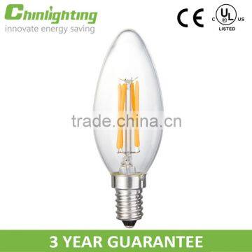 C35 filament candle flame 110v 220v 2700k 3000k 6000k e14 filament led bulb