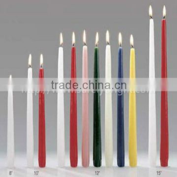 household dinner wish prayer long-thin taper colored candles