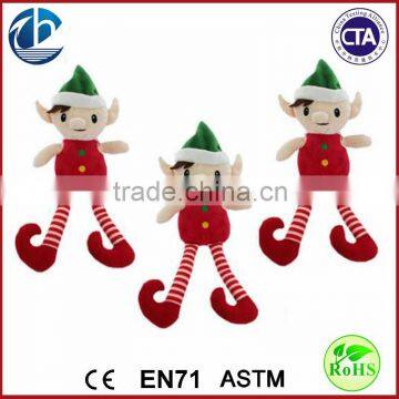 New Arrival Hot Christmas Elf For Promotional Gift/ christmas elf toy/stuffed christmas elf plush toys/santa's plush elf