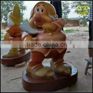 Outdoor Cartoon Character Theme Sculpture FRP Resin Park Garden Decoration photo-3