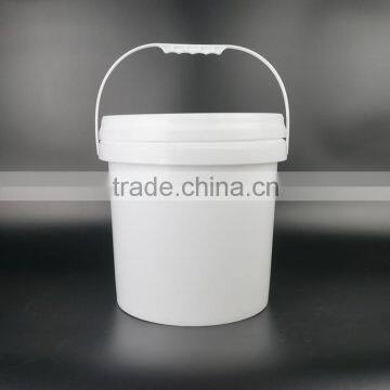 Plastic Packaging Container, 10L Lubricant Pail, Plastic Bucket With Metal Handles photo-2