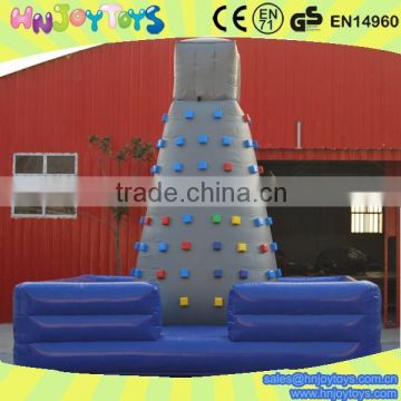 popular and cheap kids outdoor games,inflatable slimbing wall for kids