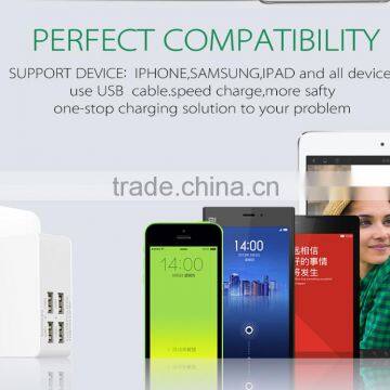 ABS Adapter Smart IC 4 Port Usb Charger Usb Multi Charger Power Battery Charger photo-6