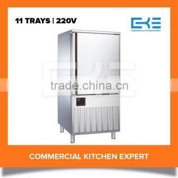 11 Trays 400L Frozen Fish Meat Competitive Prices Blast Chiller Freezer