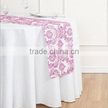 Damask Jacquard Table Runner for Wedding Decor,30cm*250cm Table Runners