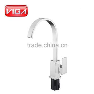 Solid Brass Taps Single Handle Kitchen Sink Faucet