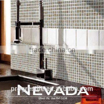 hand paint glass mosaic tile for modern house design(PMLK15335-38)