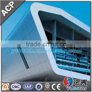 4mm aluminium composite panels with PVDF coating outdoor decoration building cladding
