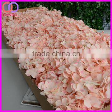 wholesale peach color silk flowers artificial hydrangea
