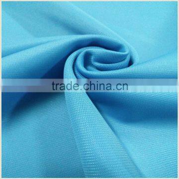 one side brushed fabric tricot super poly fabric color blue