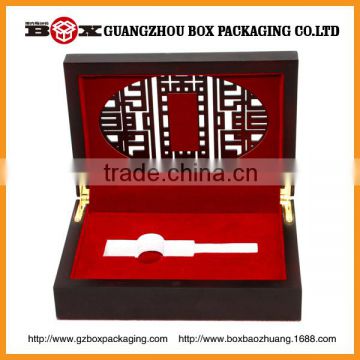 Box Engraved Fancy Design Watch Case Wooden Jewelry Holder