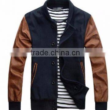 Custom made Varsity university Baseball Jacket 100% polyester cheap Children Customized basebll uniform Jackets