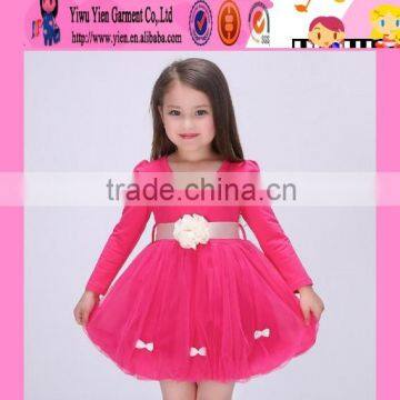 spring autum lace kids party wear dresses for girls lovely baby kids clothes girls dresses