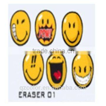 Soft creative Eraser,smile erasers