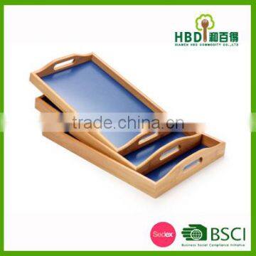 best buy Tray,Serving Tray, 3pcs Wood Serving Tray wholesale