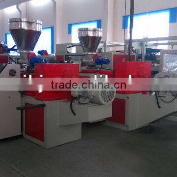 SJZ 65 double screw extruder/pvc pipe extruder