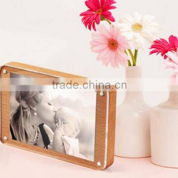 acrylic photo frames wood