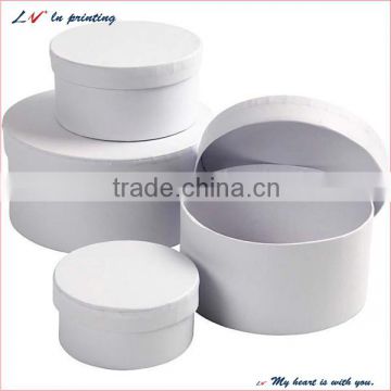 high quality round cardboard hat boxes with OEM logo