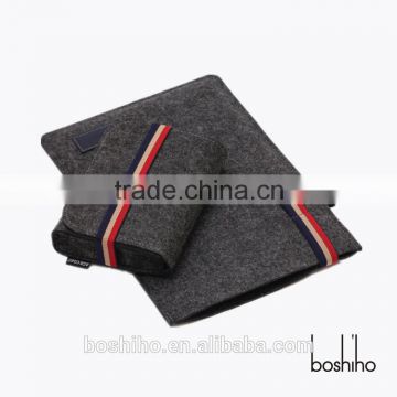 Boshiho Felt Wool Sleeve Elastic Laptop bag case for Apple Macbook