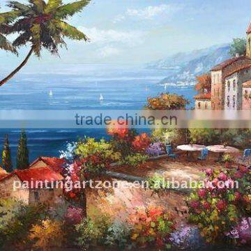 Knife Mediterranean painting