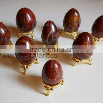 INDIAN RED JASPER AGATE EGGS