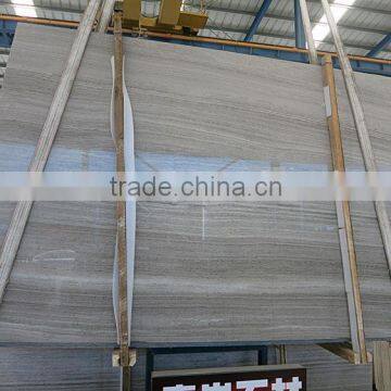 Natural China Wooden Grain Grey Marble stone tile slab