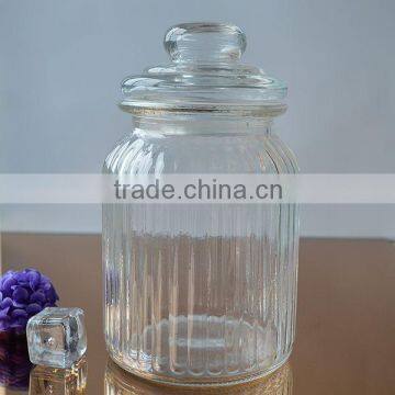 Wholesale Storage Glass Jar With Cover Candy Glass Bottle for Christmas photo-5