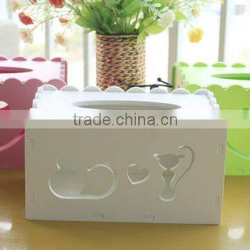 WPC foam board Smile tissue box