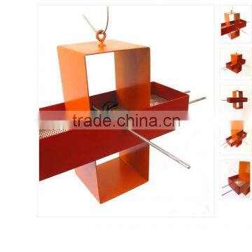 Hot sale hanging garden large metal bird feeder