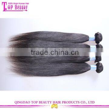 High Quality Virgin Brazilian Straight Hair Weave Bundles Wavy Hair photo-4
