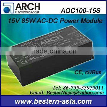 Arch 85W 15V AC/DC Power Module AQC100-15S