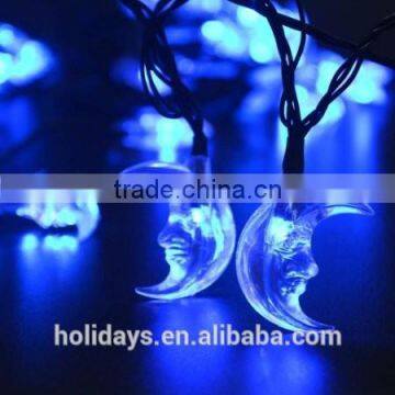 New Style Christmas Decoration 30 Led Moon Solar String Light photo-4