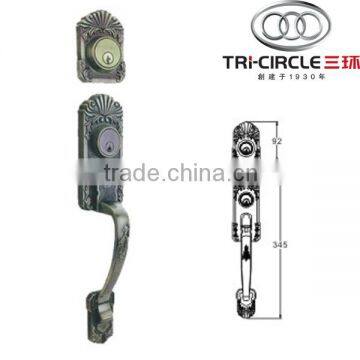 Tri-Circle High Quality Entrance Handle set door lock TC8093