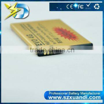 3.7V 2450mah universal gold label rechargeable battery for Evo 4G with cheap price