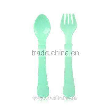 2015 New Products Plastic Lovely Baby Travel Spoon And Fork Dinnerware Sets