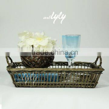 antique wicker empty gift basket wholesale