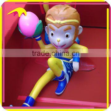 KANO5129 Outside Deco Life-Size Cartoon Fiberglass Monkey