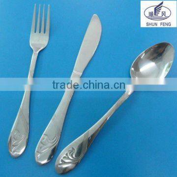 stainless steel cutlery with beautiful handle