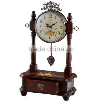 Home Decor Retro Style Antique Clock, Desk Clock, Old Pendulum Clocks