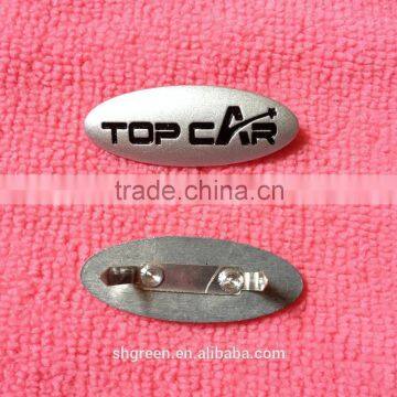 Lead-free Metal Raised Logo Plate With Back 3M Foam Glue photo-5