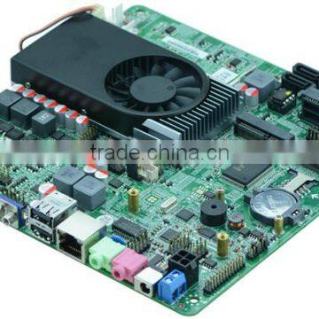 Intel POS mainboard Celeron 1037u fanless industrila motherboard for all in one pc 8*usb,2*com