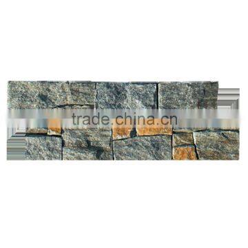 Outdoor decorative natural green quartzite stone panels