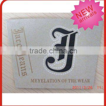 Pu Leather Label/Embossed Letters