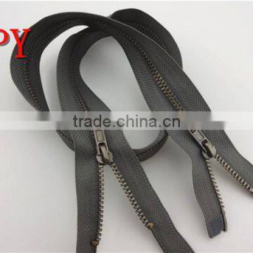 double head zipper